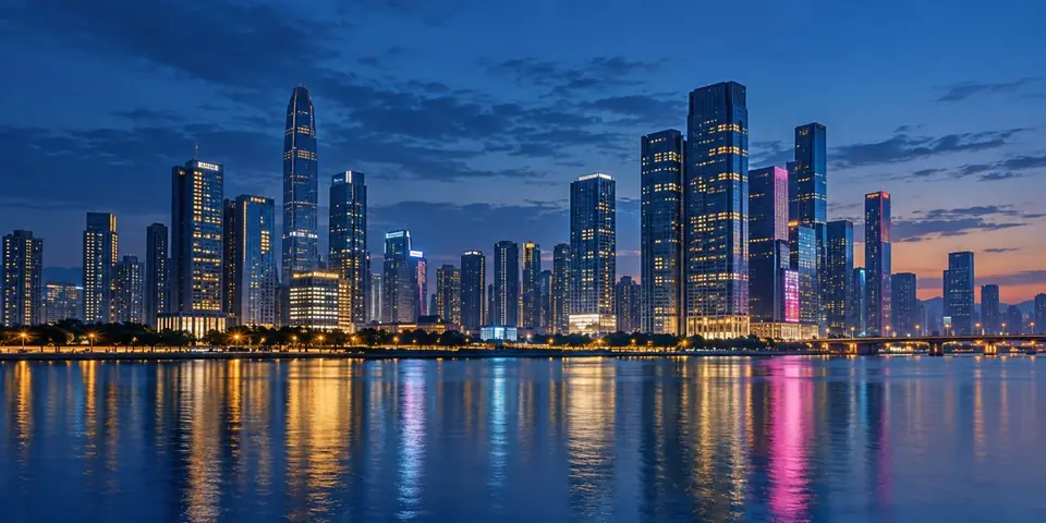 城市街道夜景